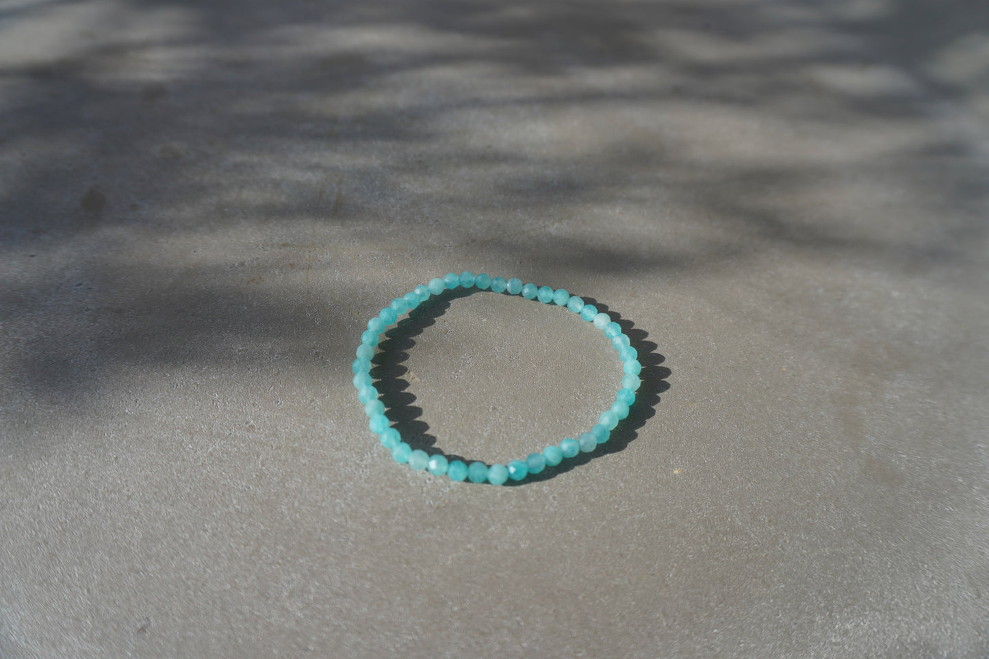 Amazonit Kugelarmband facettiert