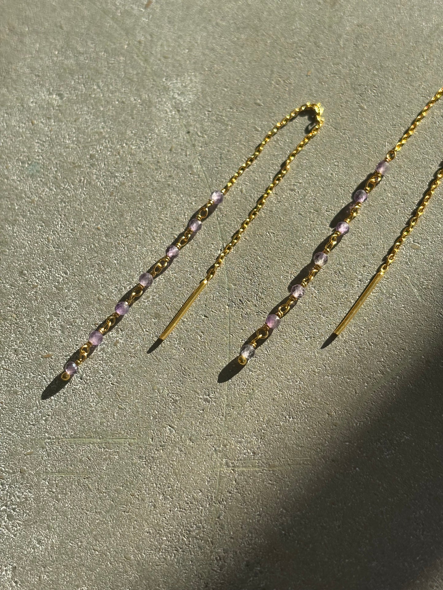 Amethyst Ohrringe Gold