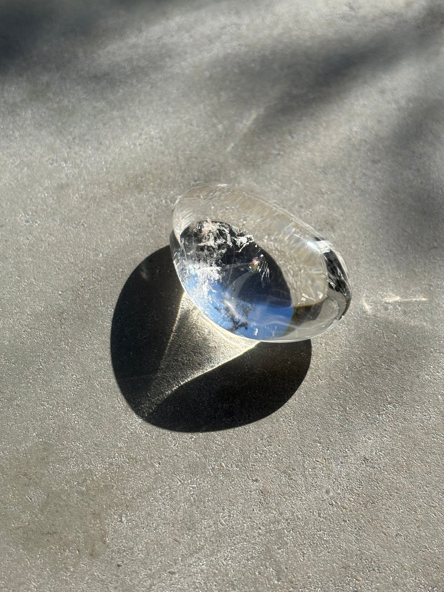 Bergkristall Trommelstein AA