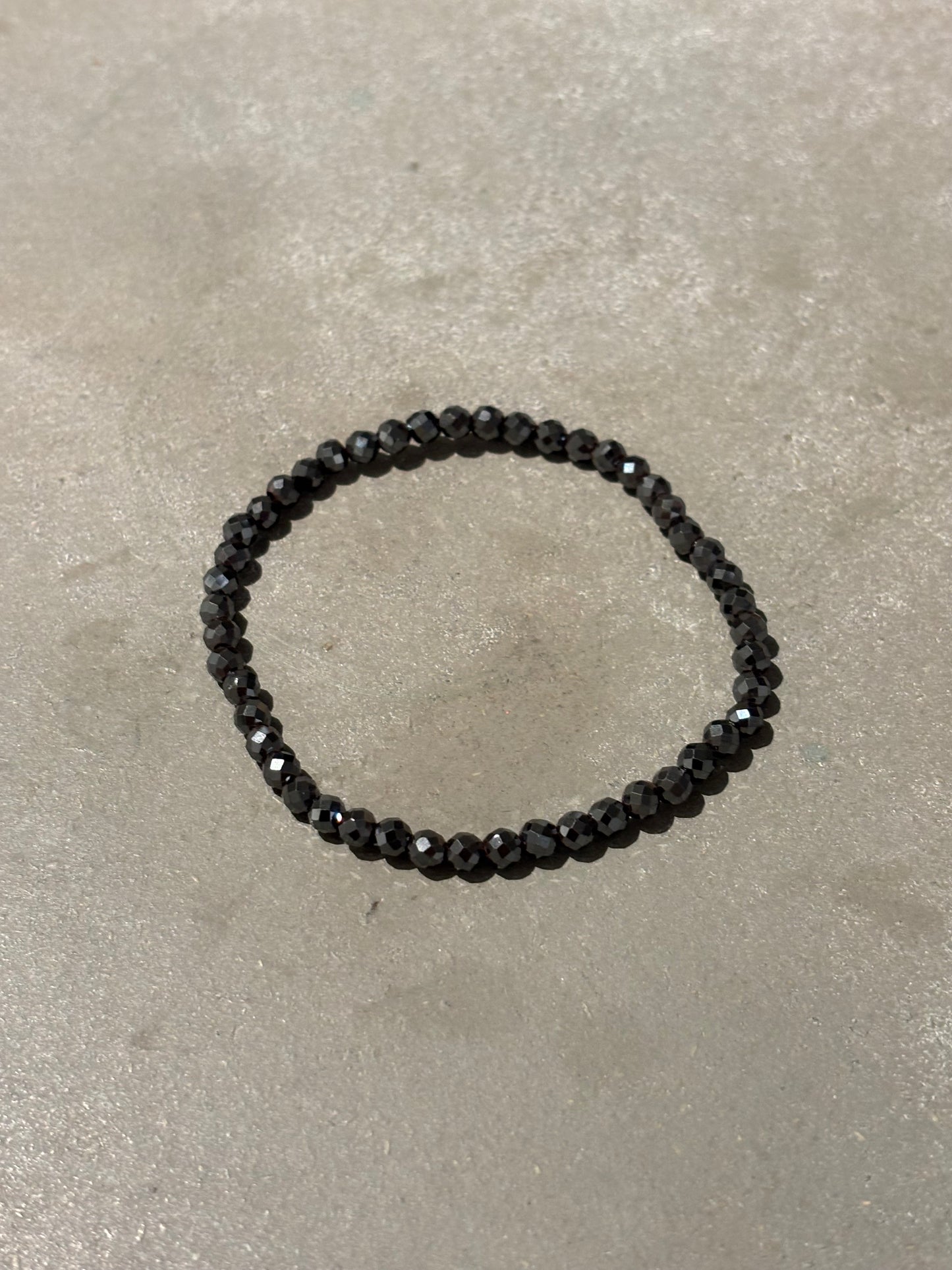 Hämatit Kugelarmband facettiert