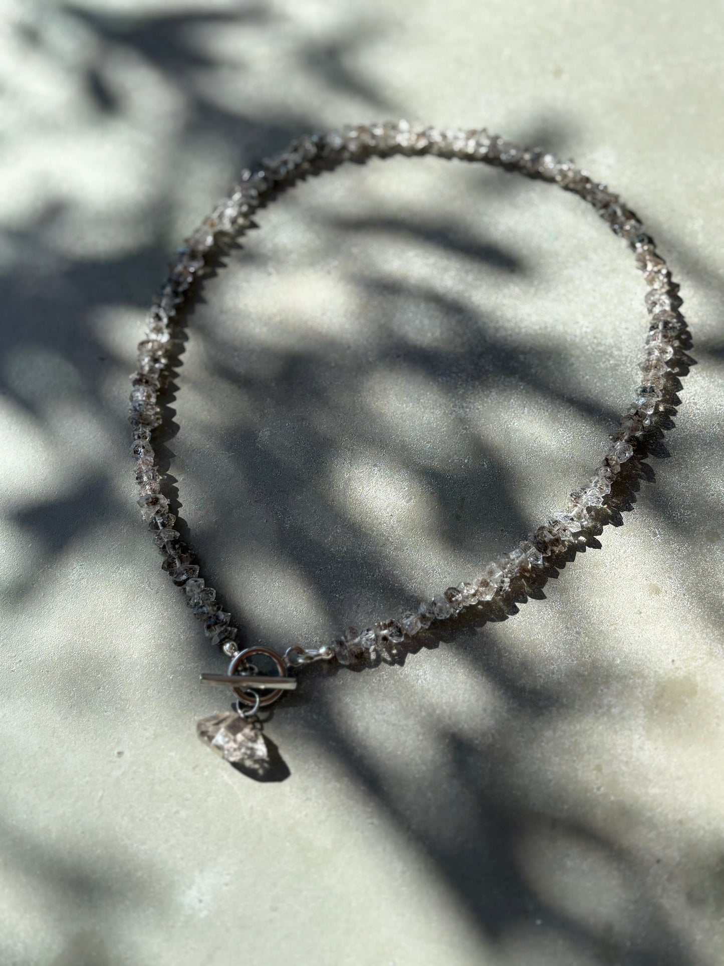 Herkimer Diamant Halskette Silber