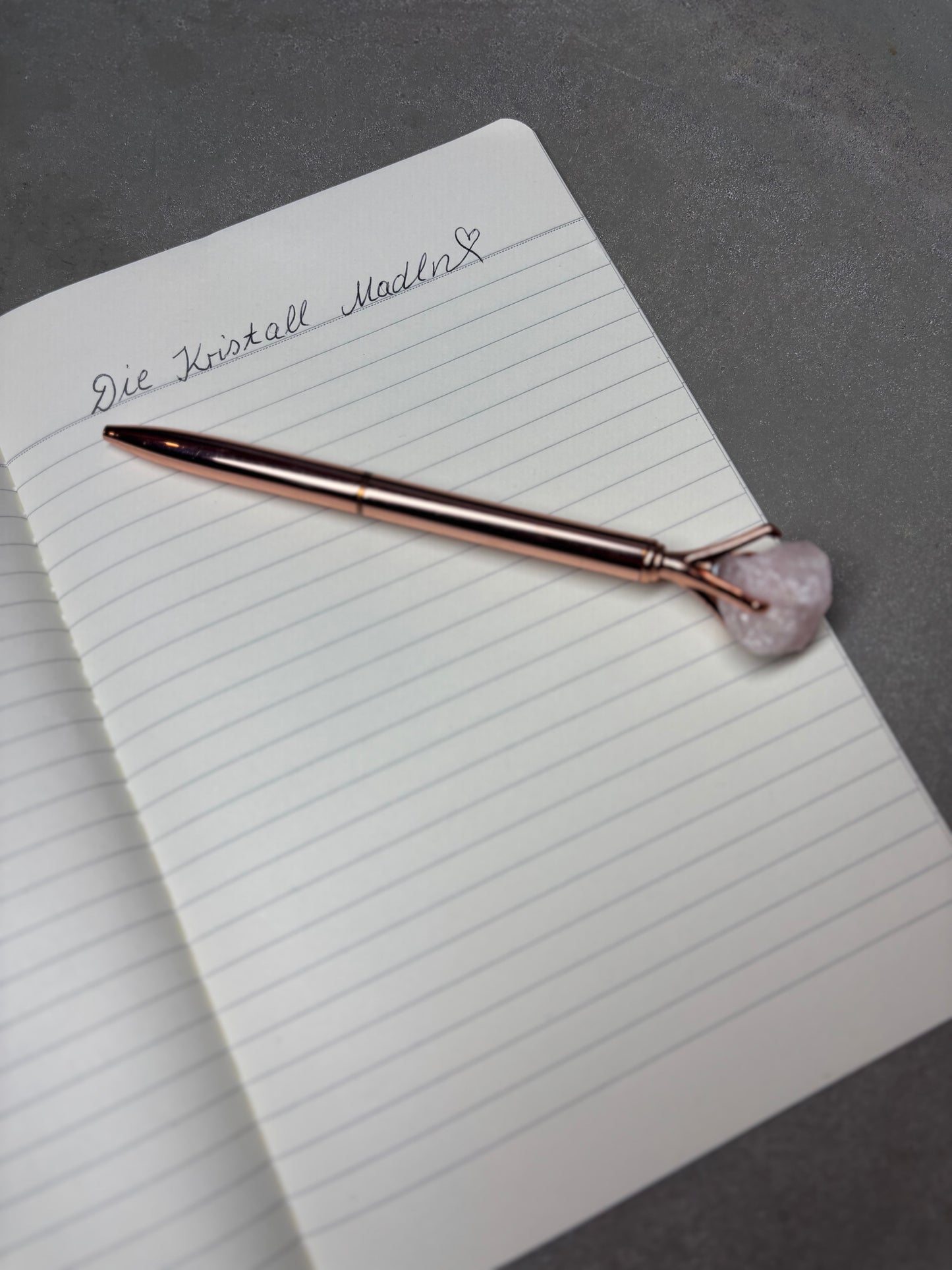 Crystal Pen - Rosenquarz