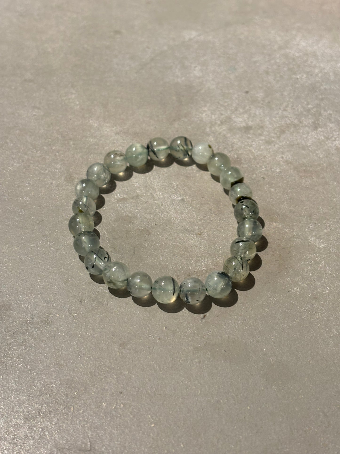 Prehnit Kugelarmband