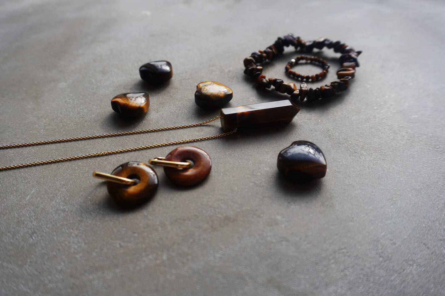 Tigerauge Perlenring