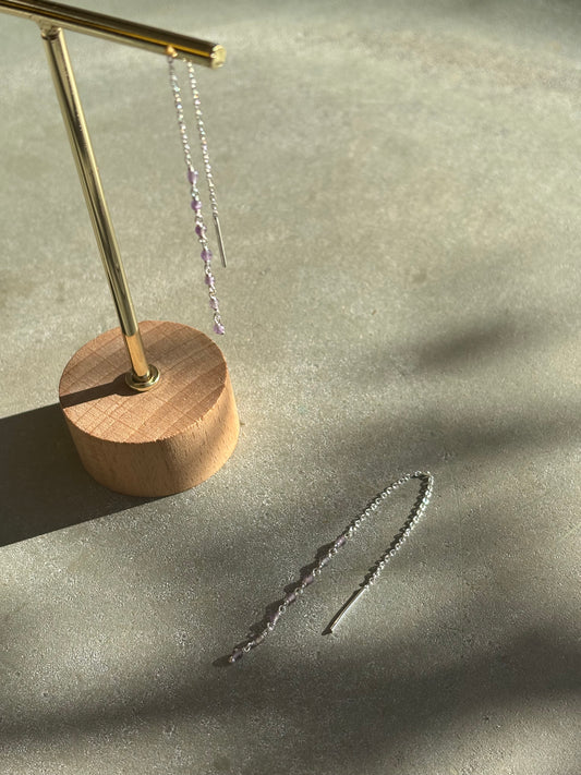 Amethyst Ohrringe Silber