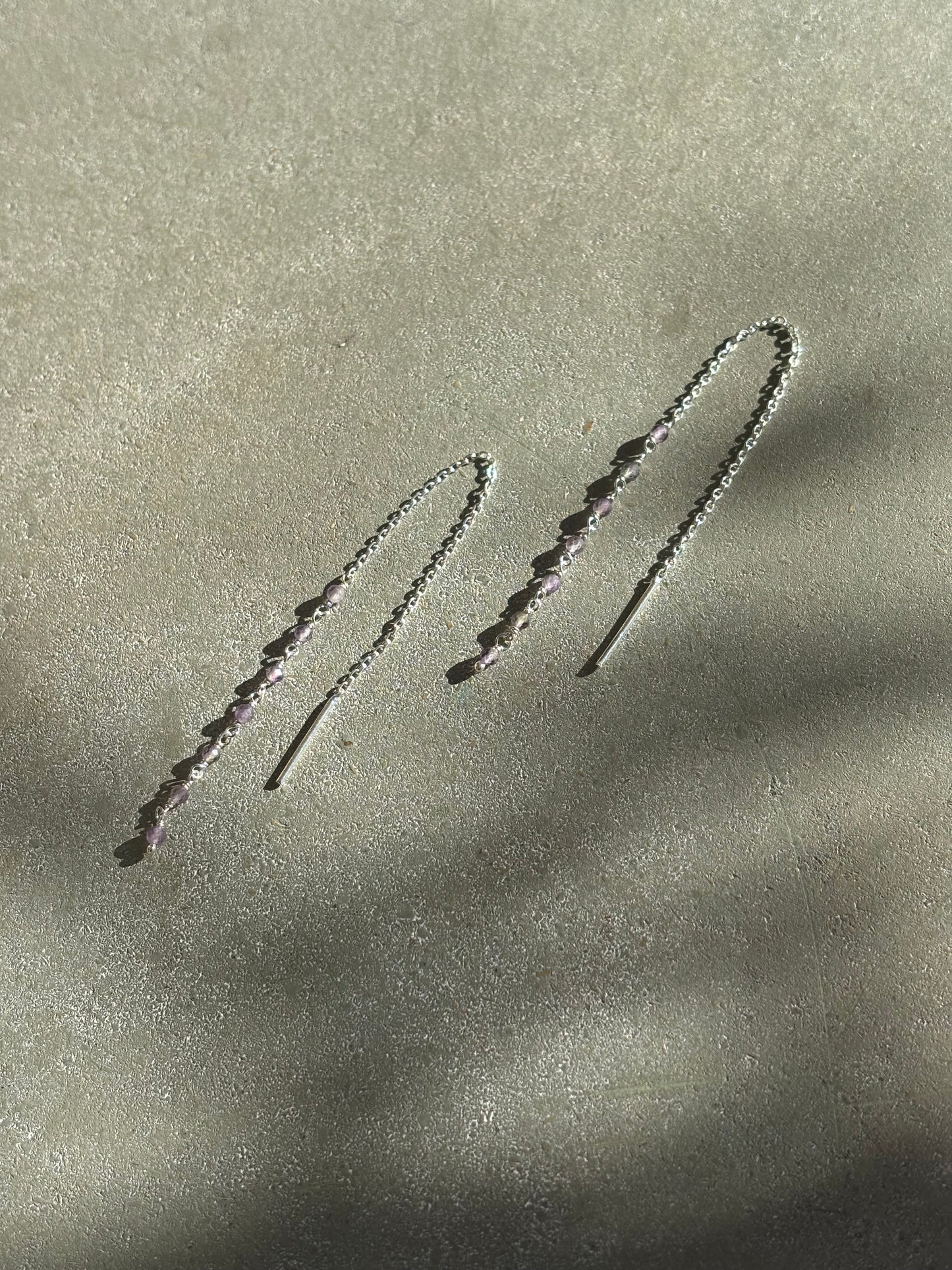 Amethyst Ohrringe Silber