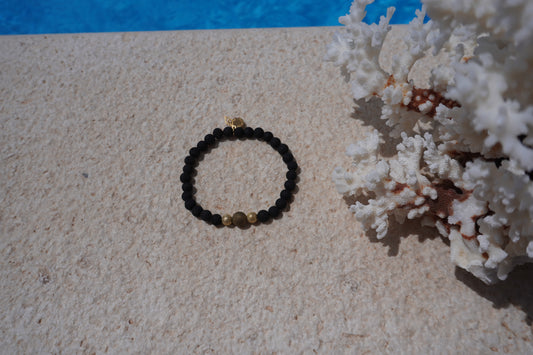 Lava-Druzy Achat Armband