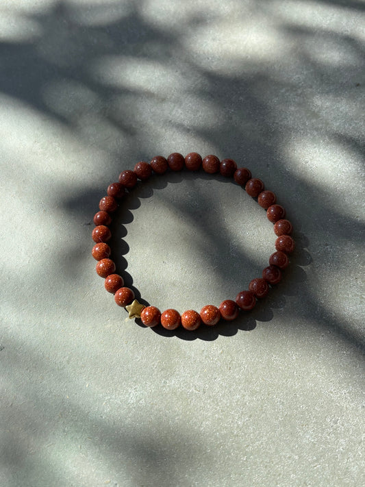 Goldfluss Kugelarmband "Stern"