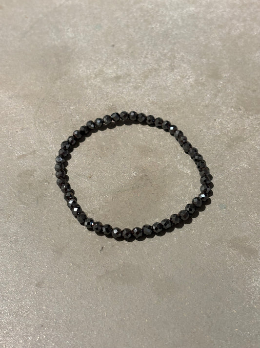 Hämatit Kugelarmband facettiert
