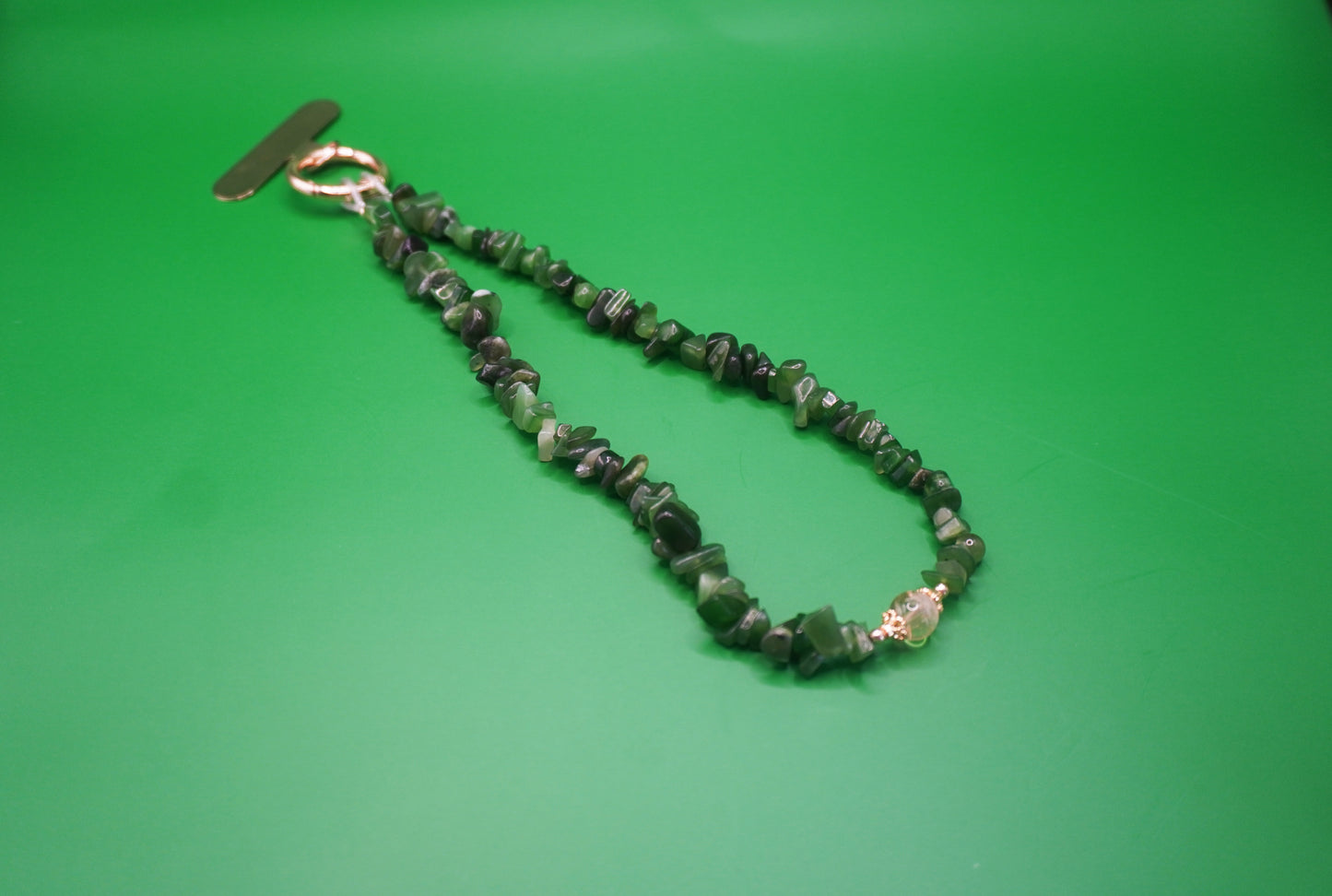 Handykette Grüne Jade