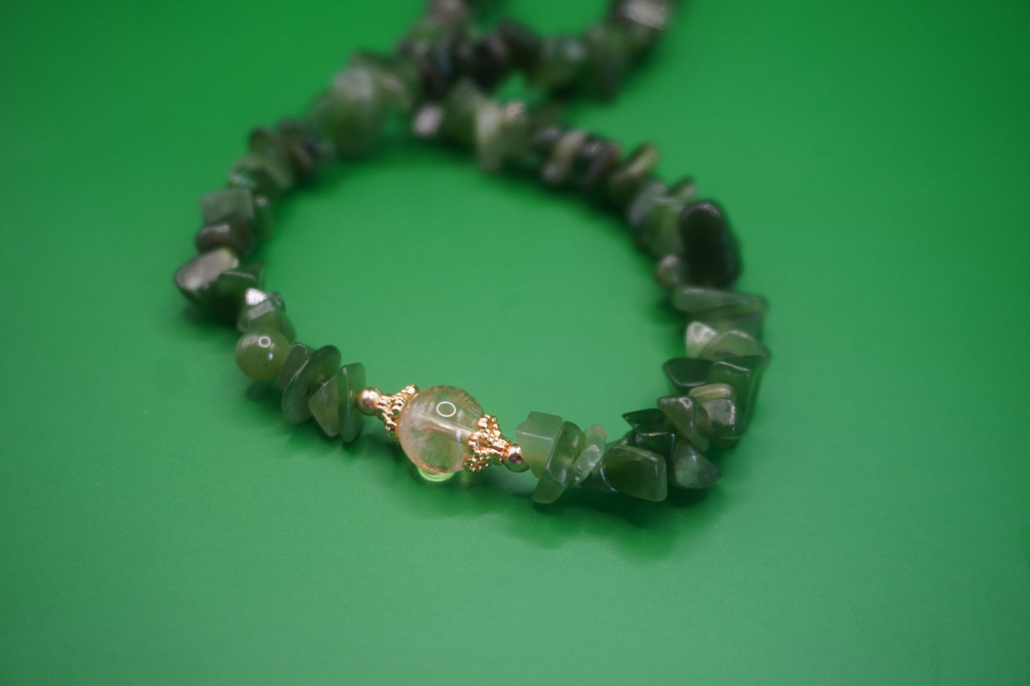 Handykette Grüne Jade
