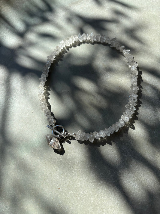 Herkimer Diamant Halskette Silber
