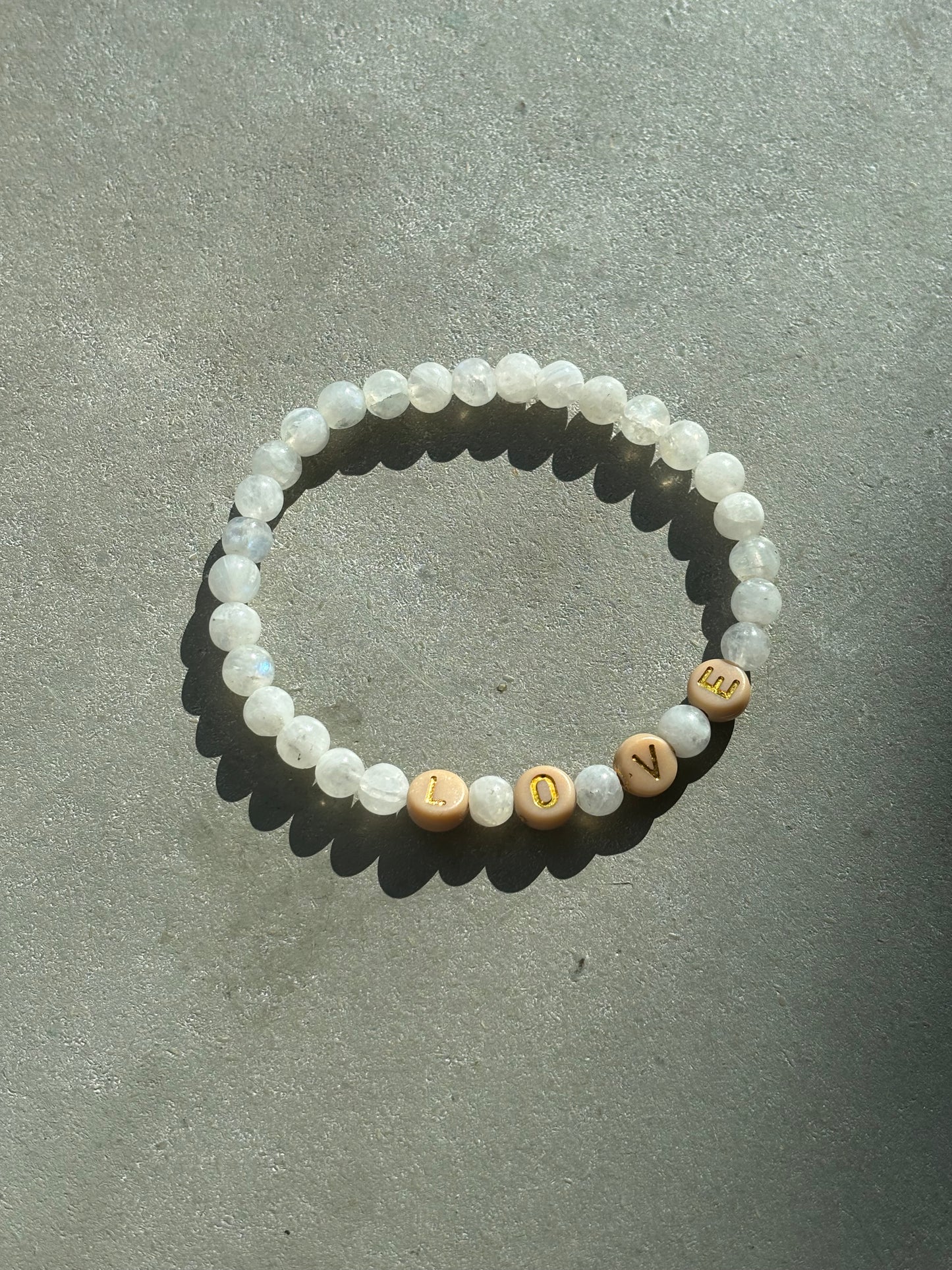 Labradorit Armband "LOVE"