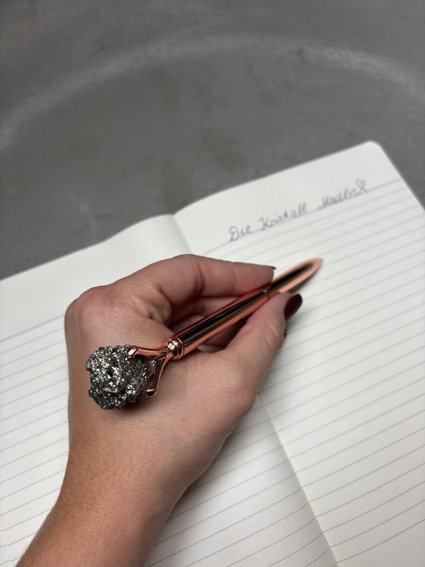 Crystal Pen - Pyrit