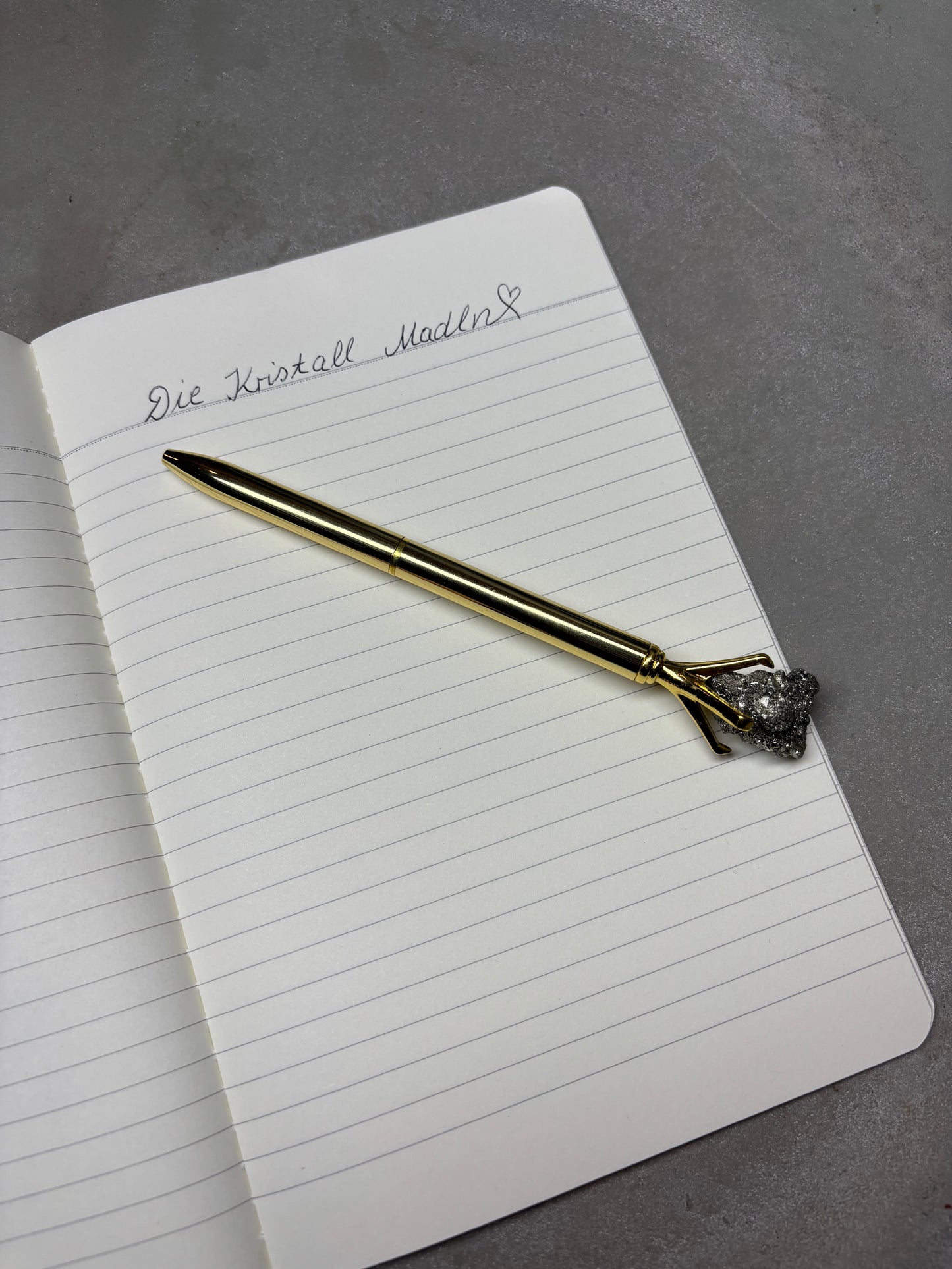 Crystal Pen - Pyrit