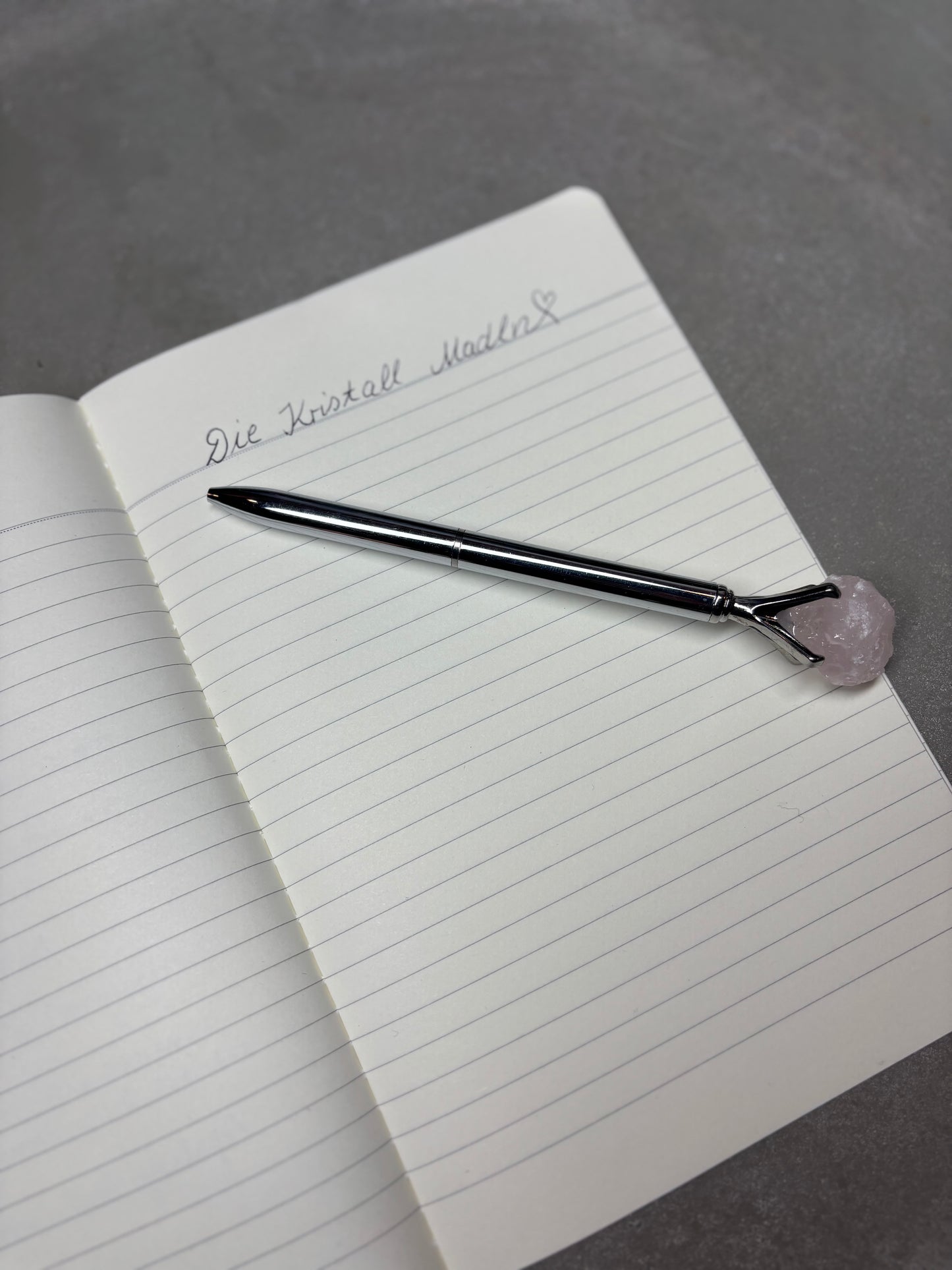 Crystal Pen - Rosenquarz