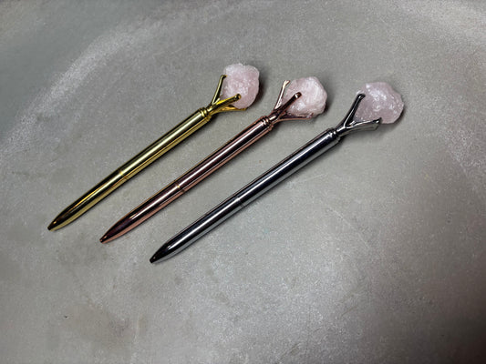 Crystal Pen - Rosenquarz