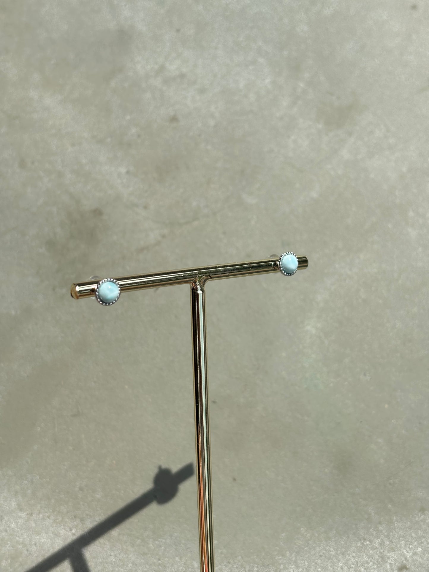 Ohrstecker Larimar Silber
