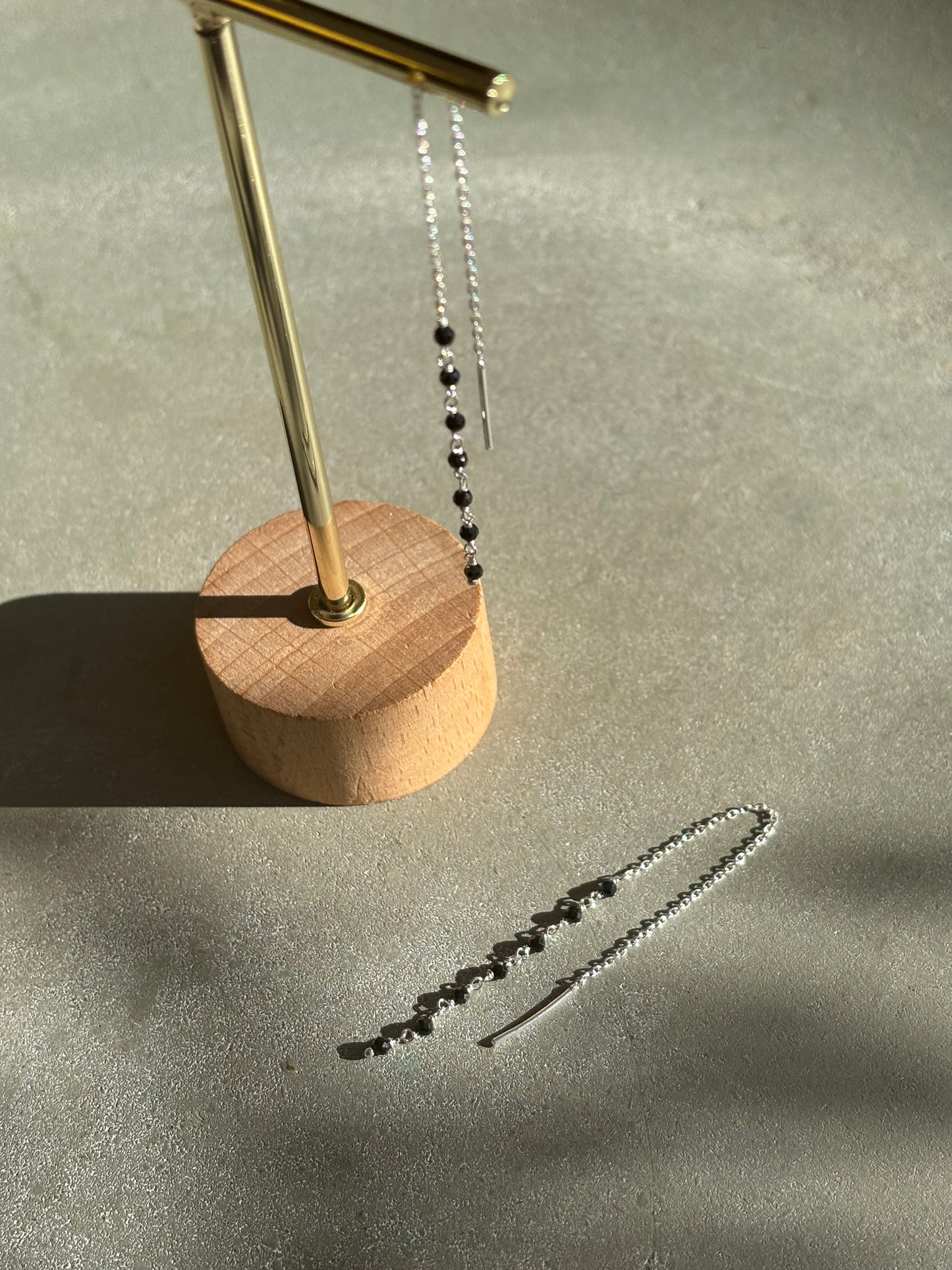 Onyx Ohrringe Silber