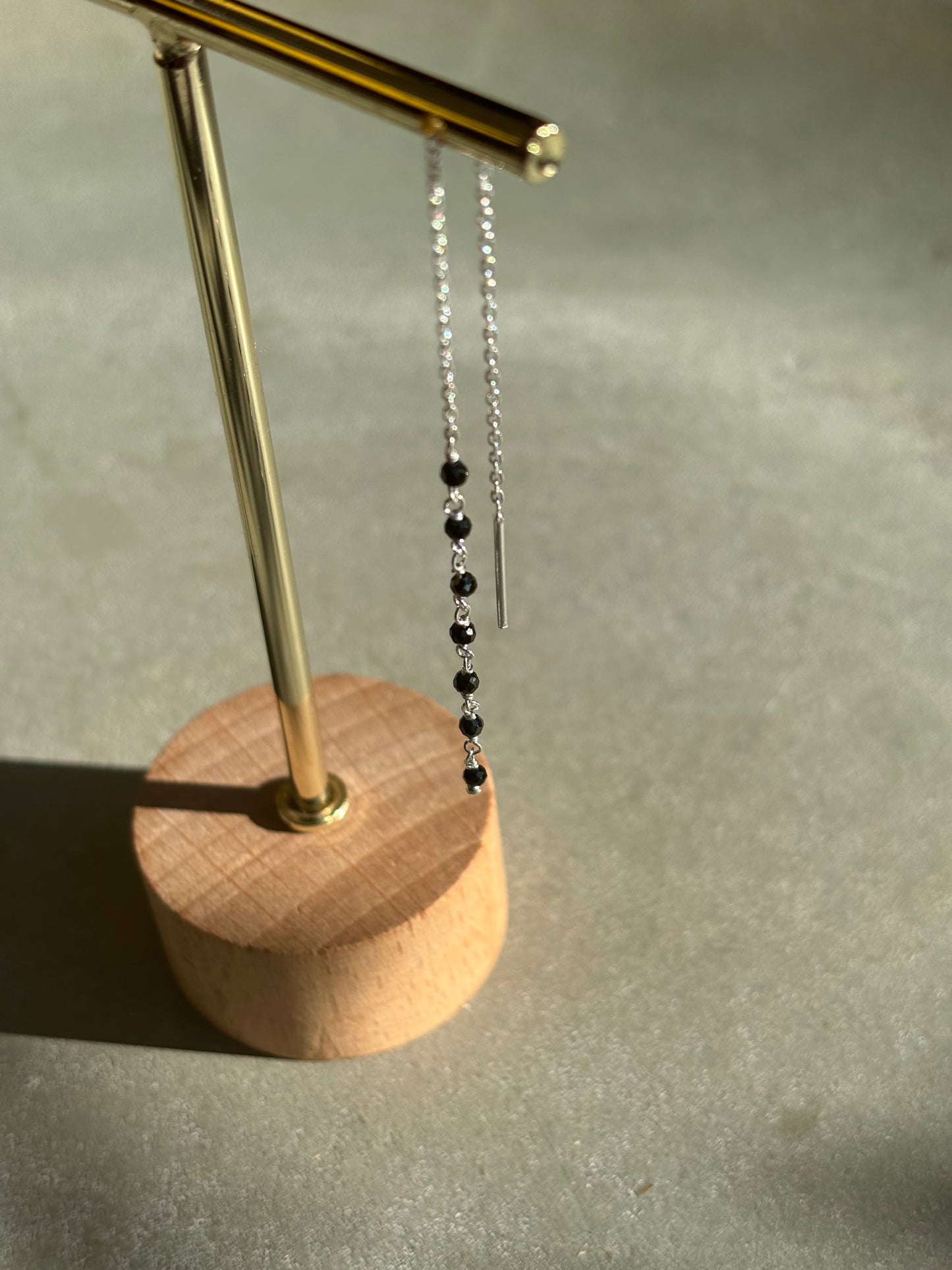 Onyx Ohrringe Silber