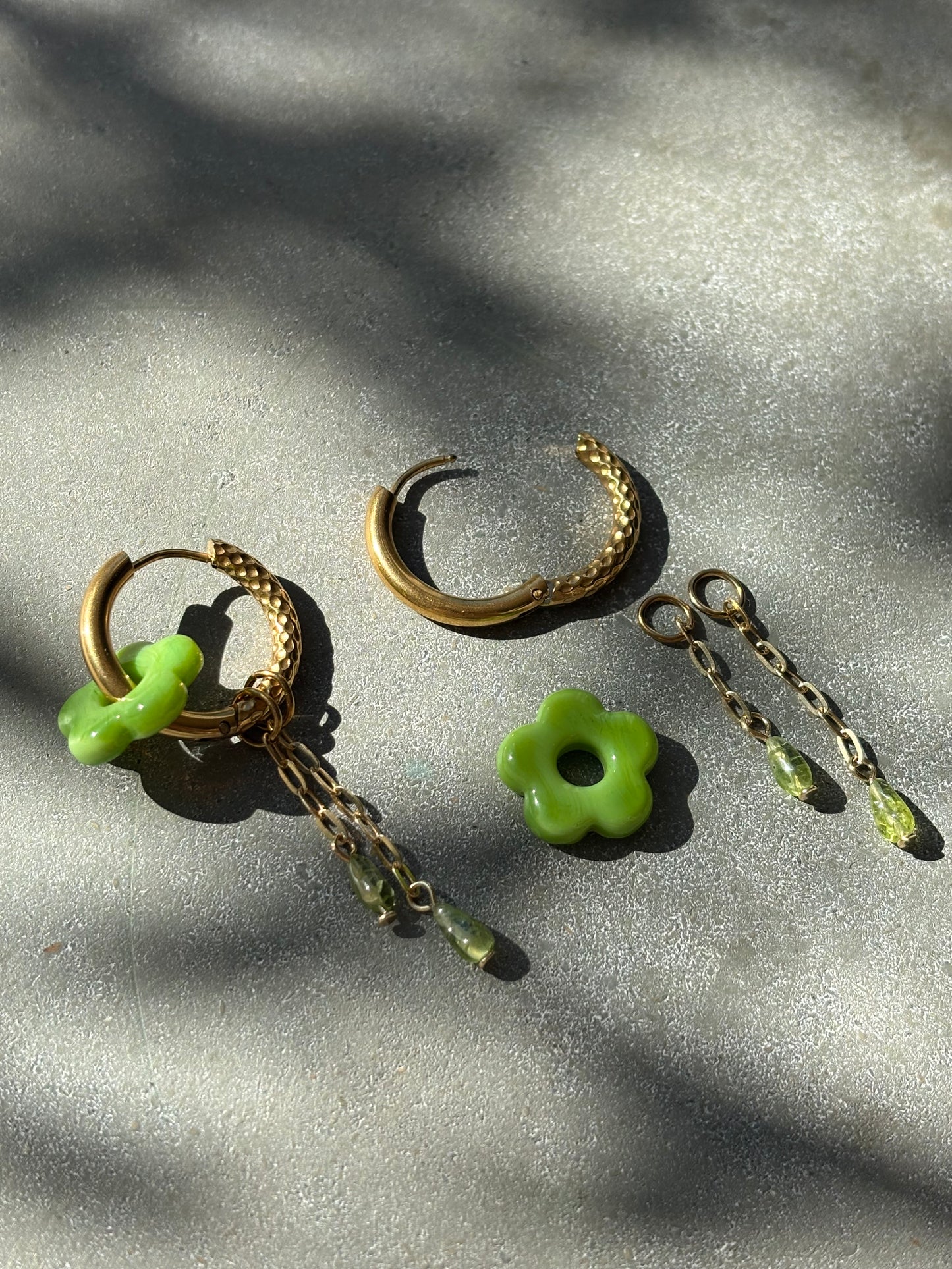 Peridot Ohrringe "Klee" Gold