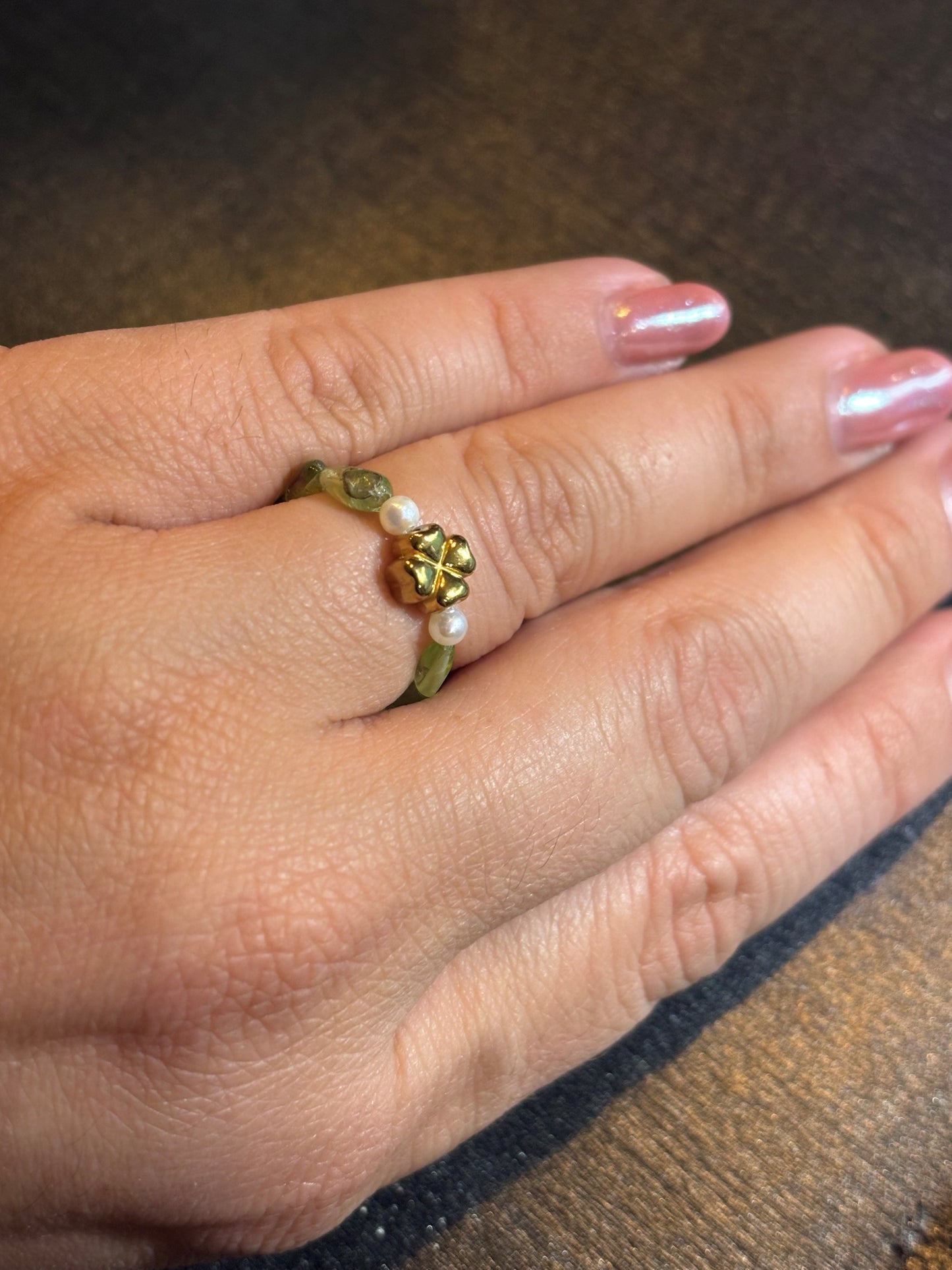 Peridot Ring "Klee" Gold