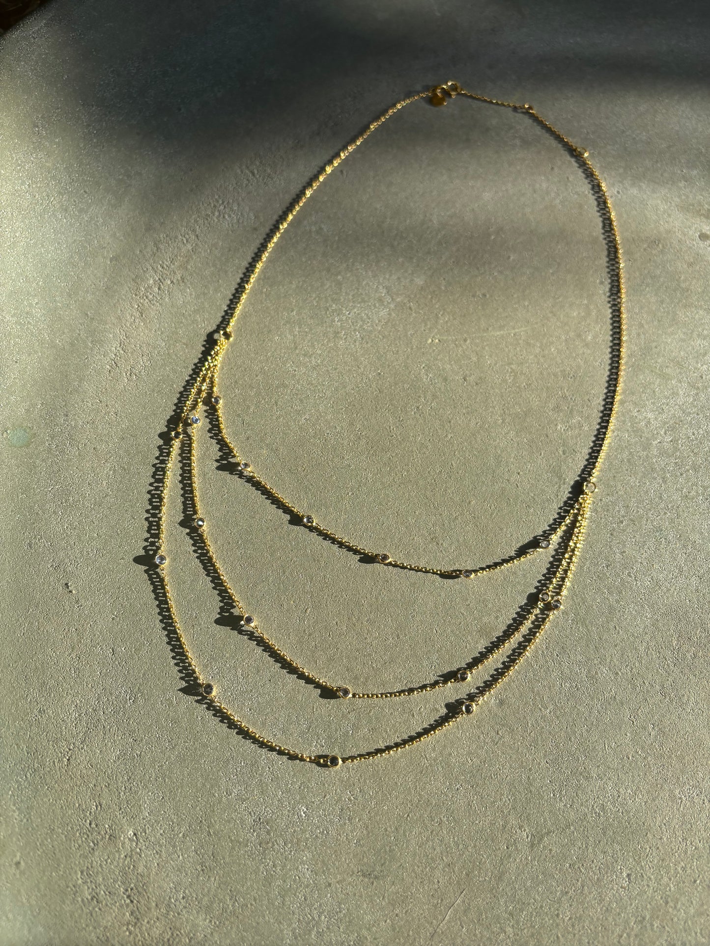 Halskette Layering Tansanit